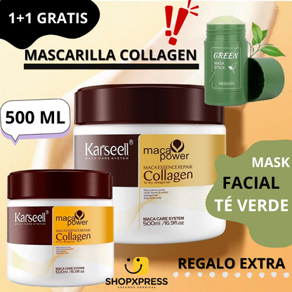 1+1 GRATIS | COLLAGEN -🌟Mascarilla Capilar Triple Reparación🌟