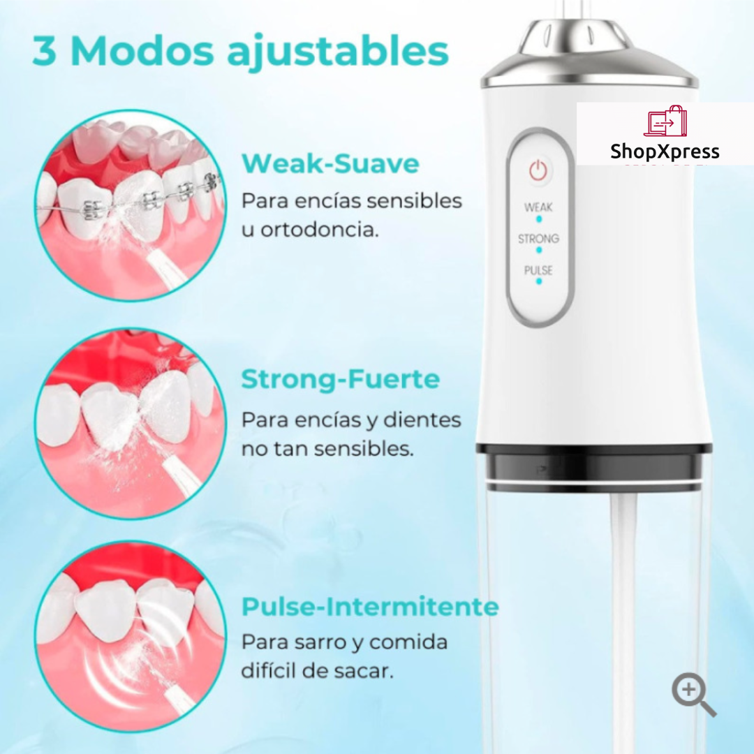 1+1 GRATIS AquaSmile™- Irrigador Oral Dientes Perfectos